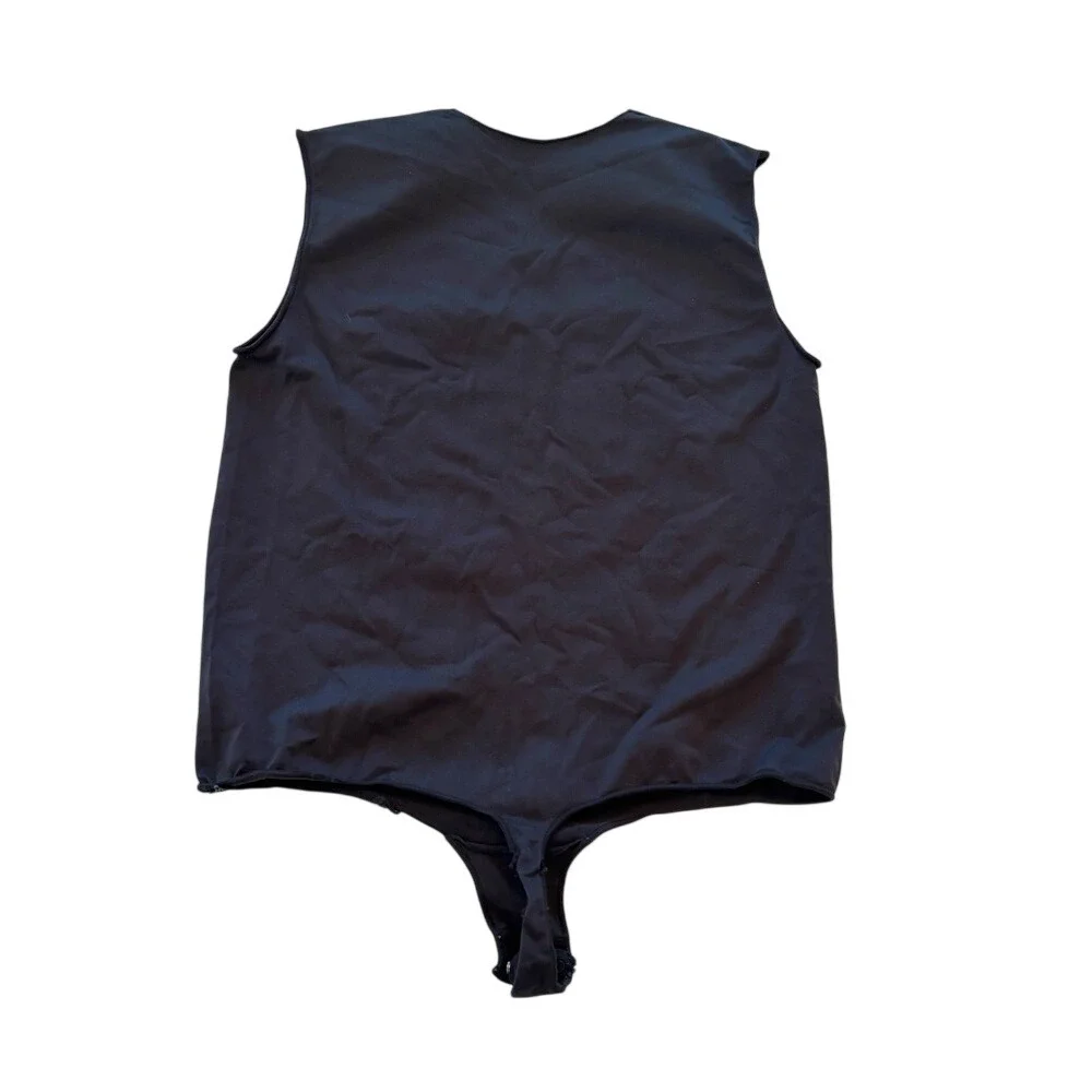 SKIMS Essential Crew‎ Neck Sleeveless Bodysuit Black size 3X